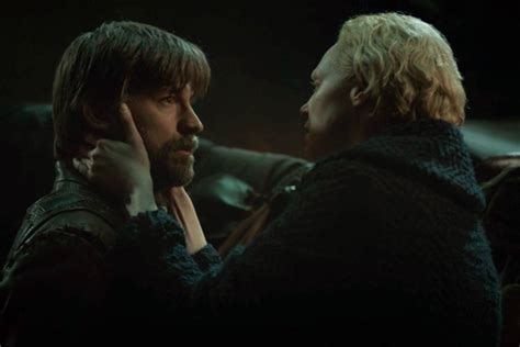 Game Of Thrones Gwendoline Christie Upset Over Jaime Leaving Brienne