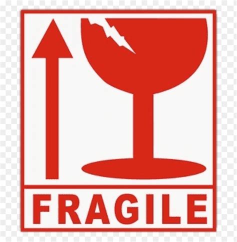 red fragile sign png image  transparent background toppng