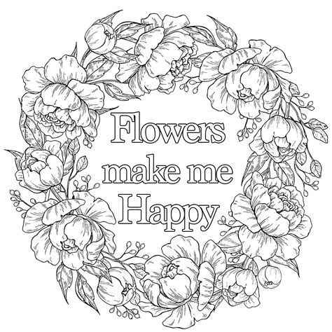 happy flowers coloring pages barry morrises coloring pages