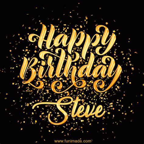 happy birthday card  steve  gif  send