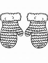Coloring Mittens Pages Kids Printable Color Bright Colors Favorite Choose sketch template