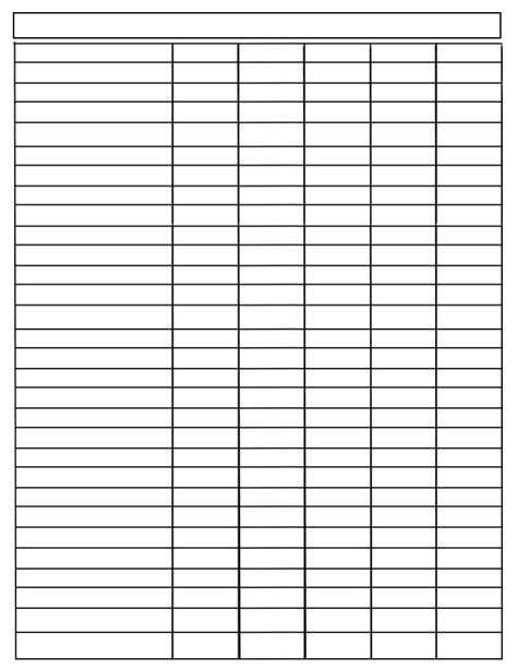 printable blank chart templates printable templates
