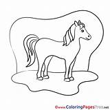 Coloring Pages Meadow Horse Horses Sheet Title Joomgallery Coloringpagesfree sketch template