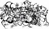 Graffitis Getcolorings Grafitti Ausmalbilder Gangster Getdrawings Colorings sketch template