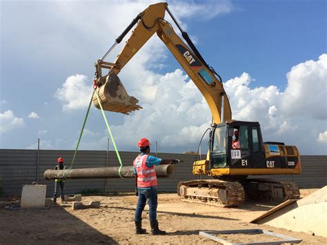 p  hydraulic excavator operation  lifting machine courses