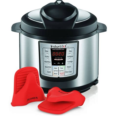 instant pot ip lux enw stainless steel    pressure cooker  mini mitts walmartcom