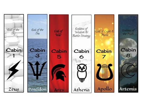 percy jackson printable bookmarks  httpswwwdeviantartcom