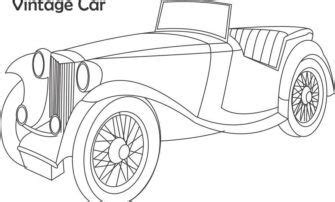 coloring   vintage cars  cars coloring pages