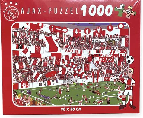 ajax puzzel  stukjes legpuzzel voetbal ajax bol
