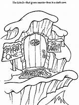 Whoville Coloring Pages Houses Printable Getdrawings sketch template