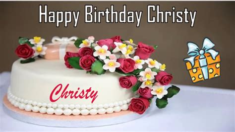 happy birthday christy image wishes youtube