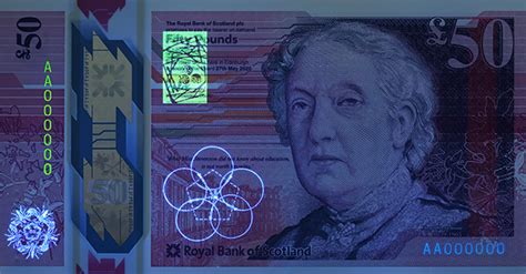 royal bank  scotland nowy banknot obiegowy nowosci ze swiata monet  banknotow