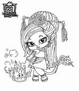 Monster High Coloring Pages Character Baby Printable Jinafire Dessin Deviantart Long Jadedragonne sketch template