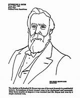 Hayes Rutherford Coloring Pages Printables Presidents Usa Go Presidential President Print Next Back 19th sketch template