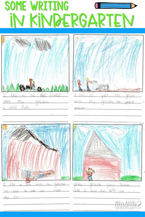 kindergarten writing samples kindergarten writing april