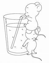 Coloring Water Pages Drink Mouse Drinking Drinks Colouring Cold Soft Alcohol Waves Color Kids Conservation Enjoying Getcolorings Printable Print Getdrawings sketch template