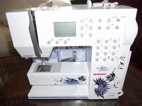 sewing machines overlockers bernina activa  white pearl limited    world