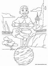 Avatar Airbender Last Coloring Pages sketch template