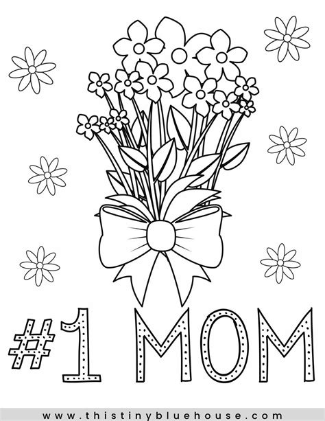 mothers day card printable coloring pages  page arts crafts