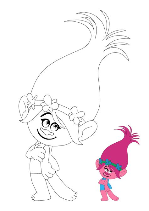 princess poppy coloring pages   coloring sheets