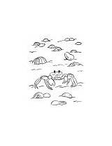 Crab Ghost sketch template