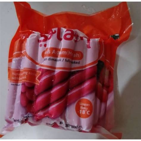 Jual Sosis Salam Ayam Merah Long 500gr Shopee Indonesia