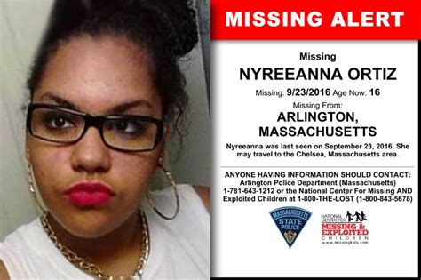 Nyreeanna Ortiz Age Now 16 Missing 09 23 2016 Missing From