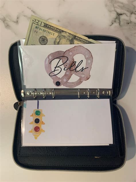 individual   cute cash envelopes set laminated cash etsy