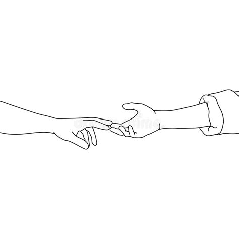 coloring pages hand holding gesture flat colorful illustration