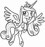 Coloring Pages Pony Little Mlp Printable Kids sketch template