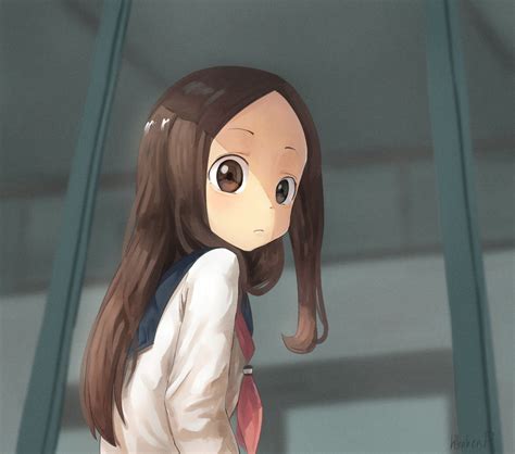 anime karakai jouzu no takagi san hd wallpaper by hani haya