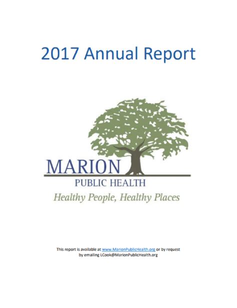 annual reports marion public health