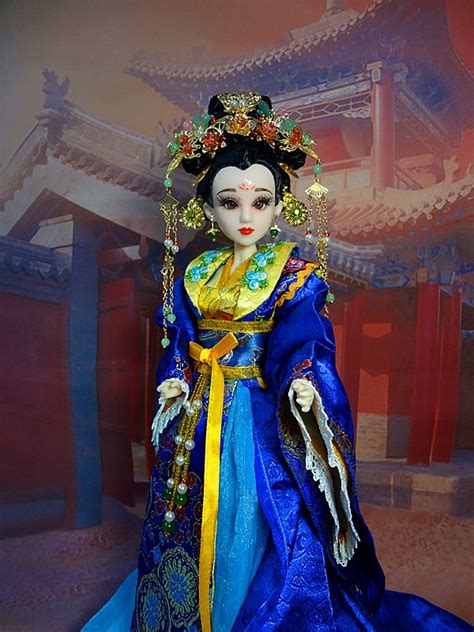 Buy 35cm Handmade Vinyl Ancient Chinese Style Dolls