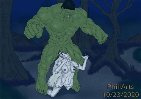 Hulk Against Dc Girls Silver Banshee Clean By Phillarts