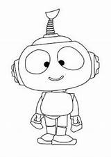 Robot Coloring Pages Rob Printable Crafts Kids Monsters Aliens Seç Pano Sheet Robots sketch template