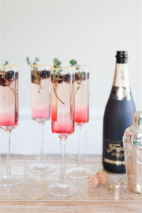 24 champagne based signature cocktails for your new year s eve wedding