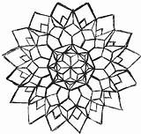 Geometric Coloring Pages Flower Simple Cool Designs Clipart Kids Insane V2 Printable Symetric Easy Advanced Unique Deviantart Drawing Pattern Getdrawings sketch template