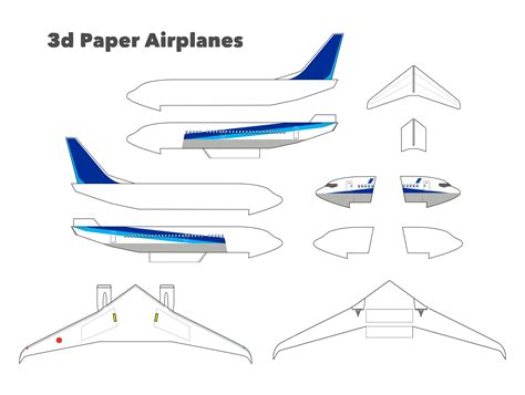 patterns  paper airplanes    printables printablee
