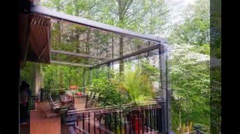 retractable awning  wind rain youtube