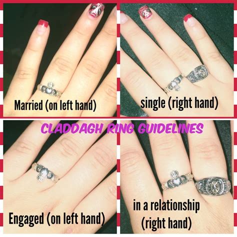 wear  claddagh ring     rings lol irish