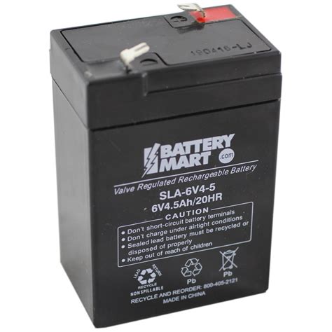 volt  ah sealed lead acid rechargeable battery  terminal batterymartcom
