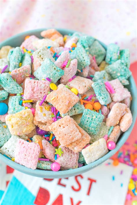 sweet unicorn chex mix club crafted