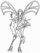 Winx Layla Coloring Pages Club Coloring4free Girls Leila Printable Film Tv Sophix Recommended sketch template