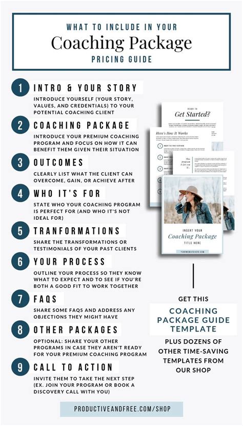 coaching package template life coach business life coaching business