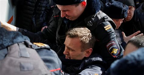 aleksei navalny top putin critic arrested as protests flare in russia