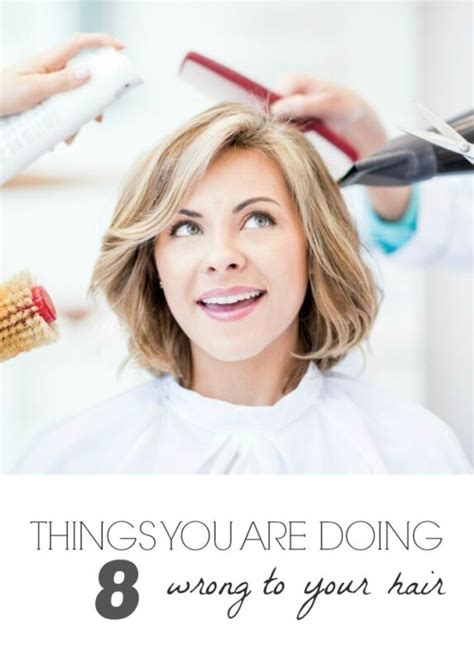 8 things you are doing wrong to your hair ebay