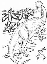 Dinosaurs Cretaceous sketch template