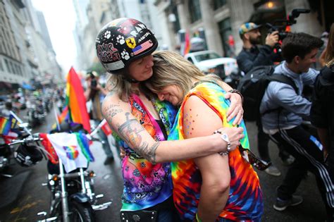 jubilant marchers at gay pride parades celebrate supreme