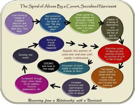 spiral  abuse   covert socialized narcissist power gained
