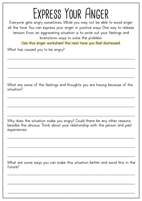 images  anger worksheets  adults anger management skills